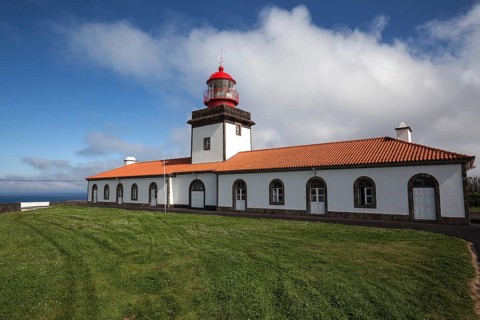 Lighthouse in Lajes das Flores