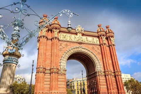 Arch of Triumph in Barcelona