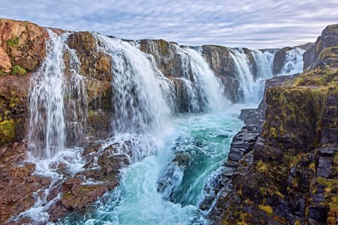 Kolufossar waterfall
