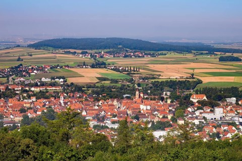 Weissenburg in Bayern and Weimersheim with Fluglingert Berg