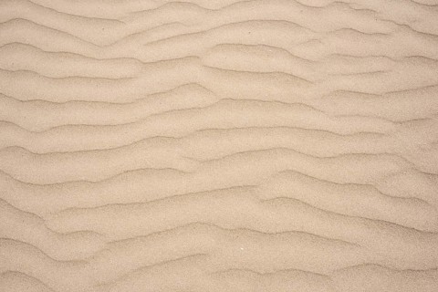 Sand with wave-like structure