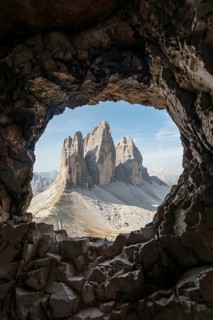 View from war tunnel