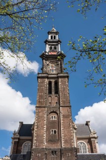 The bell tower of the Westerkerk
