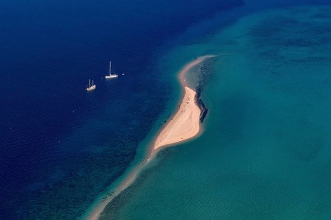 Langford Island and sailboats