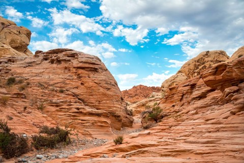 Orange-red rock formations