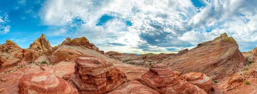 Orange-red rock formations