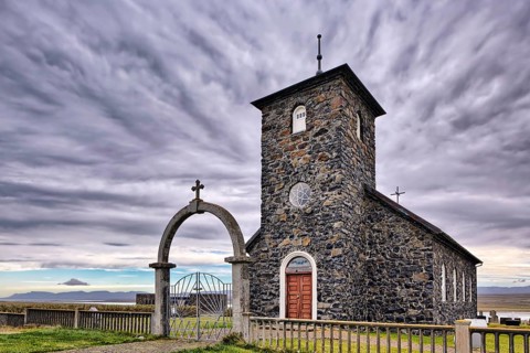 Stone church Thingeyrar