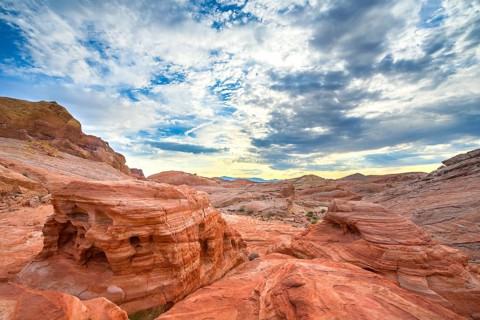 Orange-red rock formations