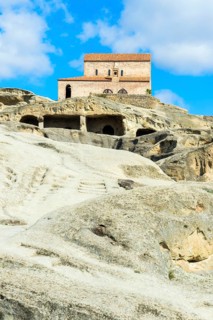 10th century Christian Prince's Basilica overlooking Uplistsikhe cave city