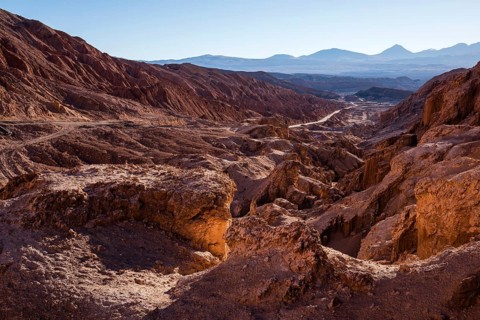 Rock formations in the morning light