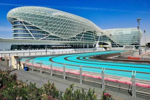 Yas Marina Circuit Formula 1 circuit