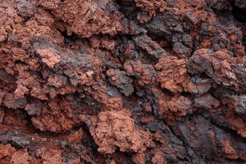 Red volcanic rock