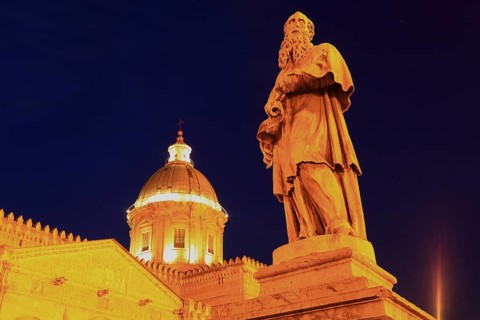 Holy figure of the Cathedral Maria Santissima Assunta