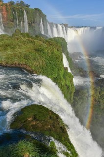 View from Salto Santa Maria to Garganta del diablo with rainbow