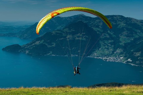 Paraglider near Emmetten