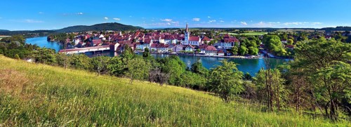 Diessenhofen with the river Rhine