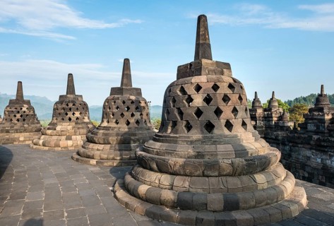Temple complex Borobudur