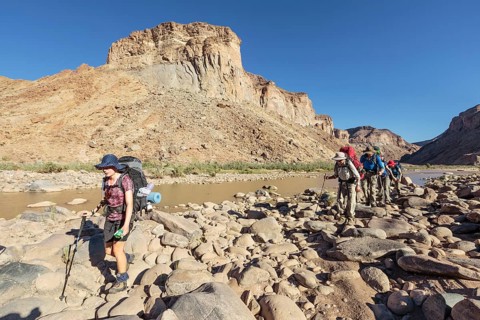 Hikers near Fish River