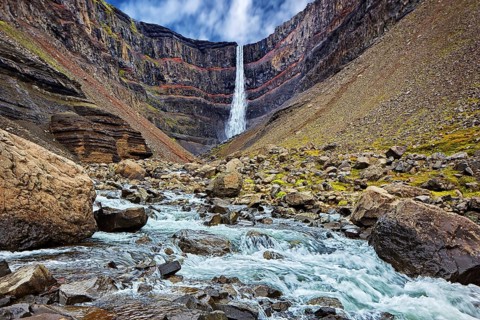 Waterfall Hengifoss