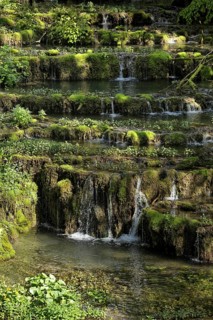 Travertine terraces