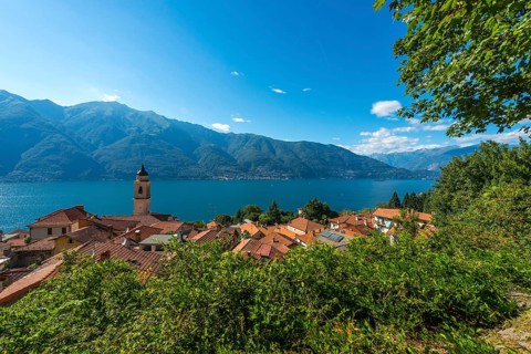 View of Tronzano Lago Maggiore
