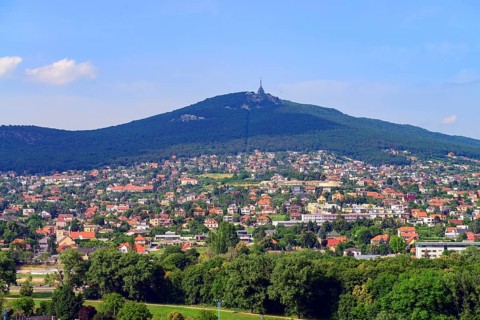 View from the Upper Town to the Lower Town