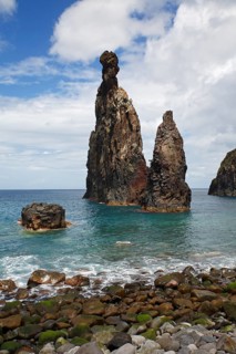 Volcanic rock formations