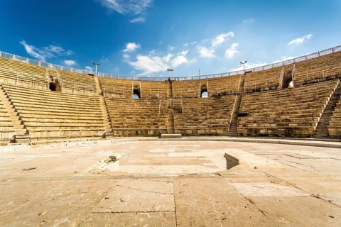 Ruins of ancient Caesarea Maritima