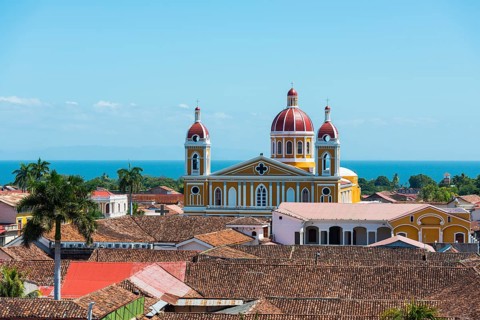 View of cathedral of Nuestra Senora de la Asuncion