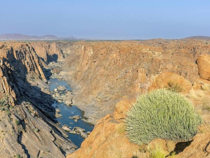 View of the canyon of the River Oranje from Ararat Viewpoint