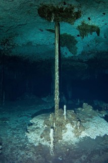 Stalagnat stalagmite column