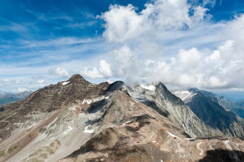 View to summit Schneebiger Nock