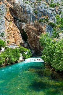 Historical Dervish monastery of Blagaj Tekke