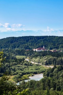 Schaftlarn Monastery in Isar Valley