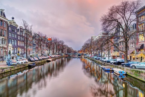 Canal with old houses