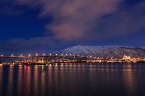 Tromso Bridge over Tromso Sound