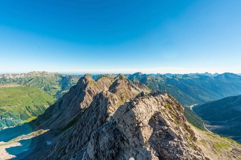 Rocky mountain landscape