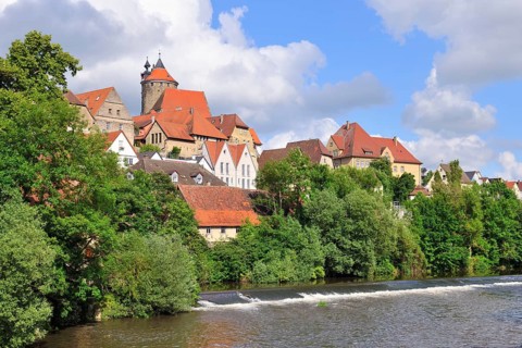 Cityscape of Besigheim an der Enz with Schochenturm