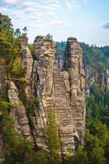 Schrammsteine around the Bastei