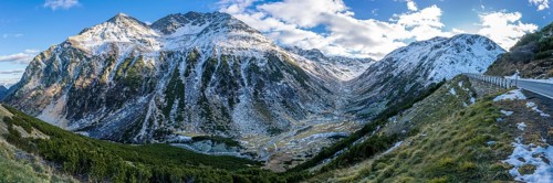 Schwarzhorn with snow