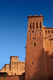 Mud buildings of the fortified Berber