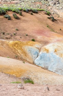 Colorful soil