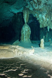 Stalagnat stalagmite column