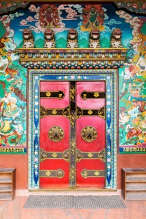 Decorated Door