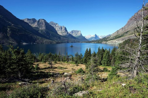 Saint Mary Lake with Wild Goose Island