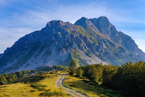 Mountains Marin krs and Kom Vasojevici