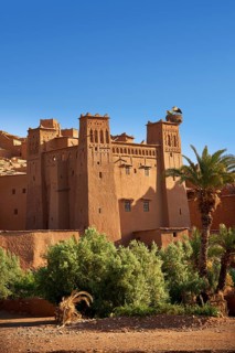 Adobe buildings of the Berber Ksar Ait Benhaddou