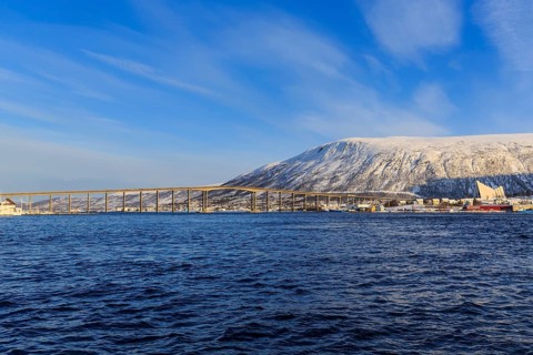 Tromso Bridge over Tromso Sound