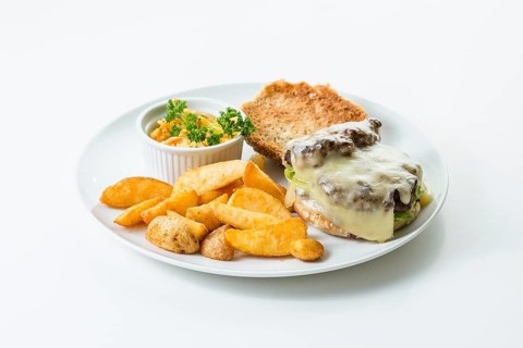 Beefburger with cheese