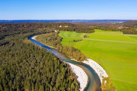 River course Isar